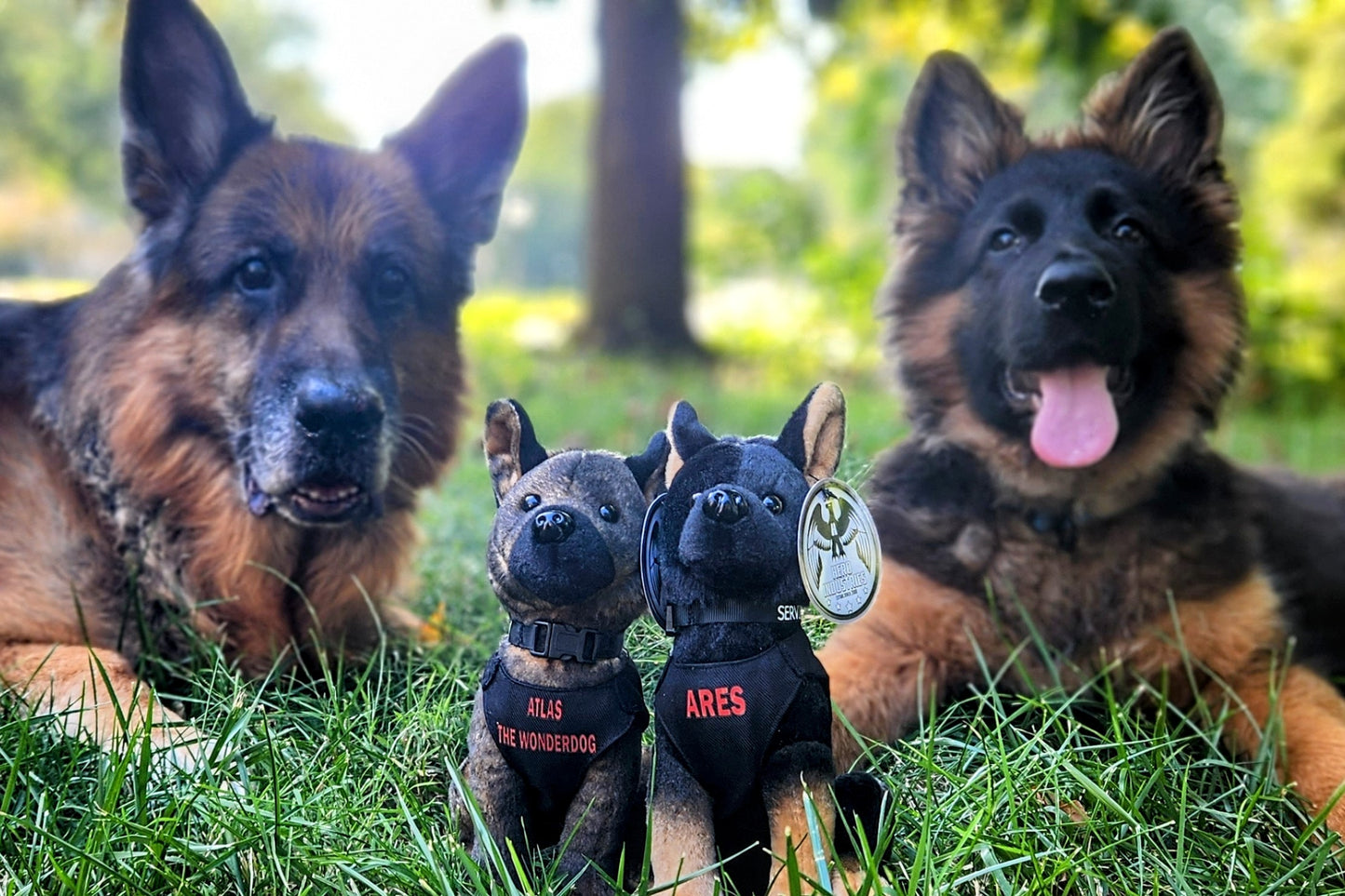 Atlas & Ares stuffed animal
