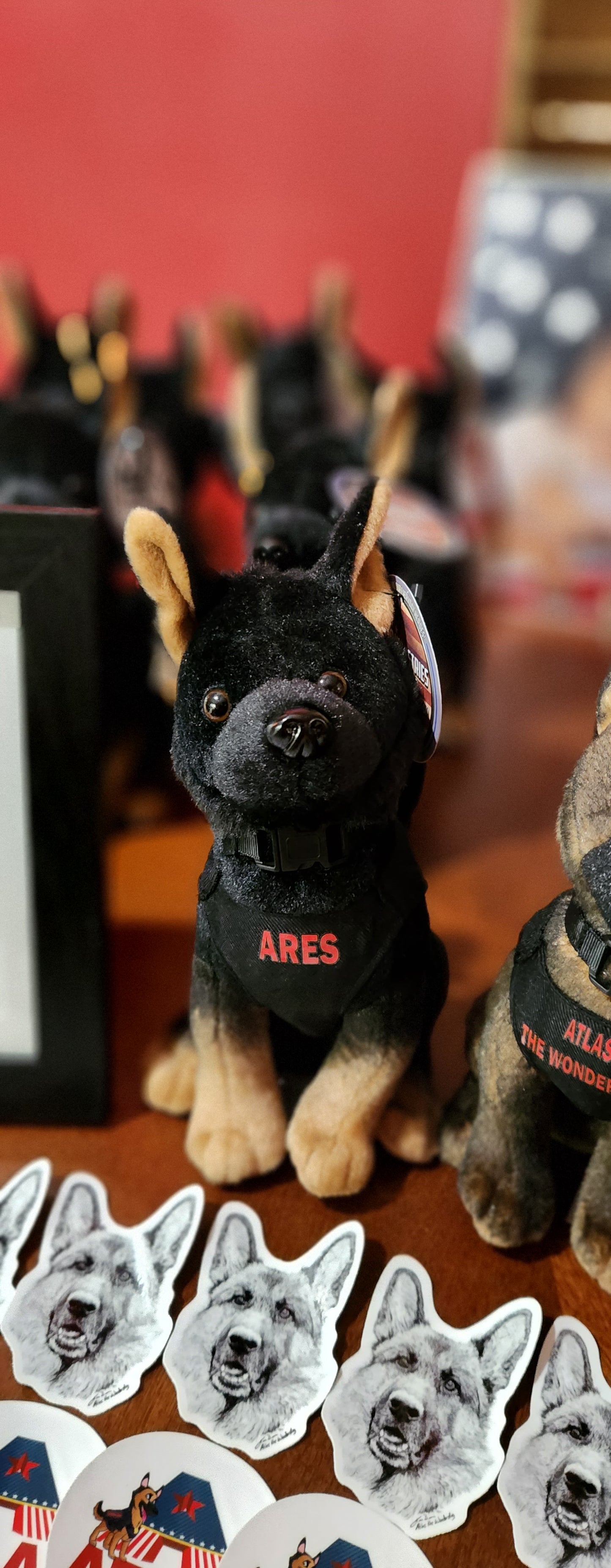 Atlas & Ares stuffed animal